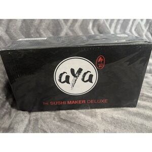 AYA The Sushi Maker Deluxe Kit.  ‎  11 Piece New in Sealed Box